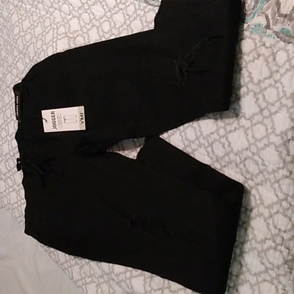 Hot topic distressed joggers